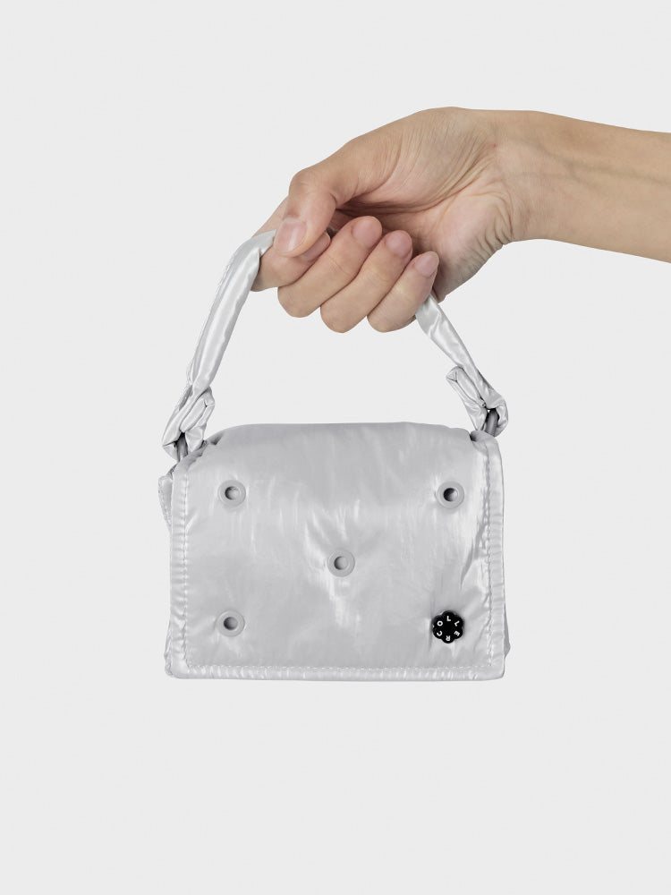 COLLER プチトートバッグ シルバー