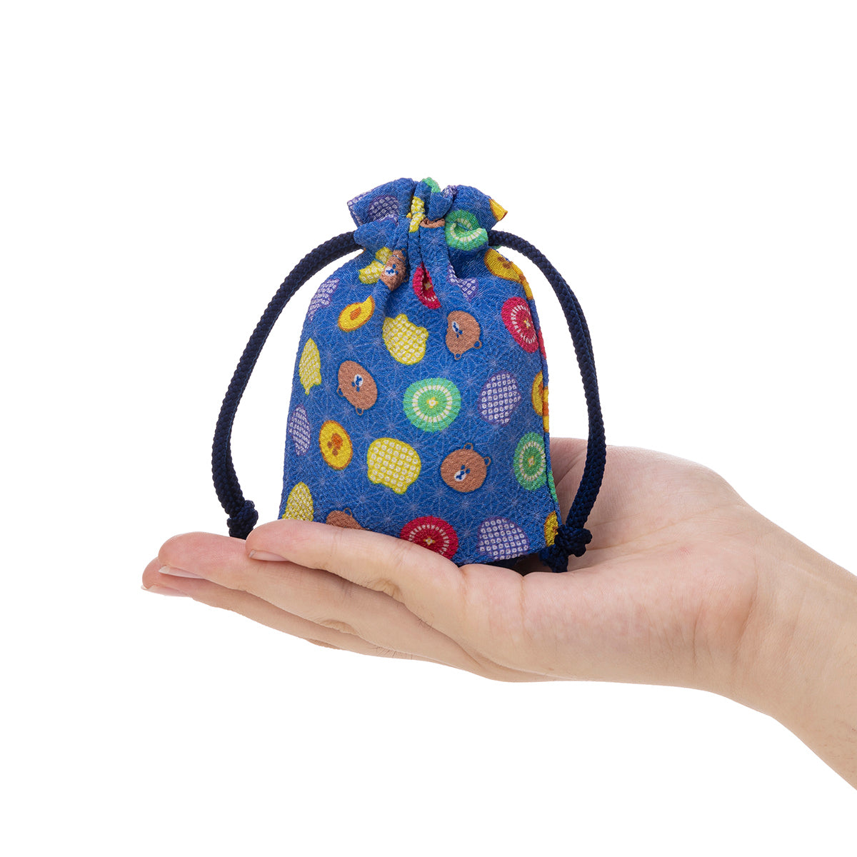 巾着(紺) LINE FRIENDS