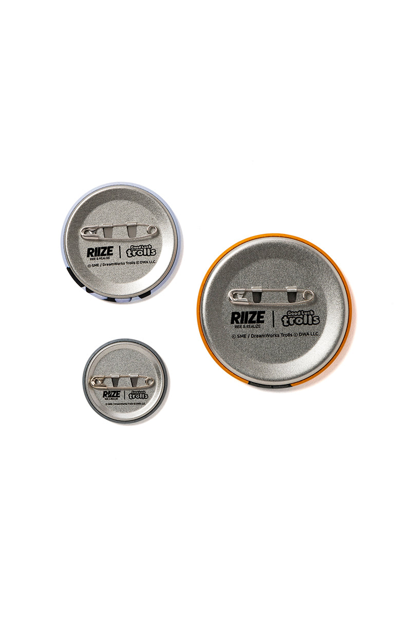 [RIIZE X Good Luck Trolls] CAN BADGE SET (WONBIN)