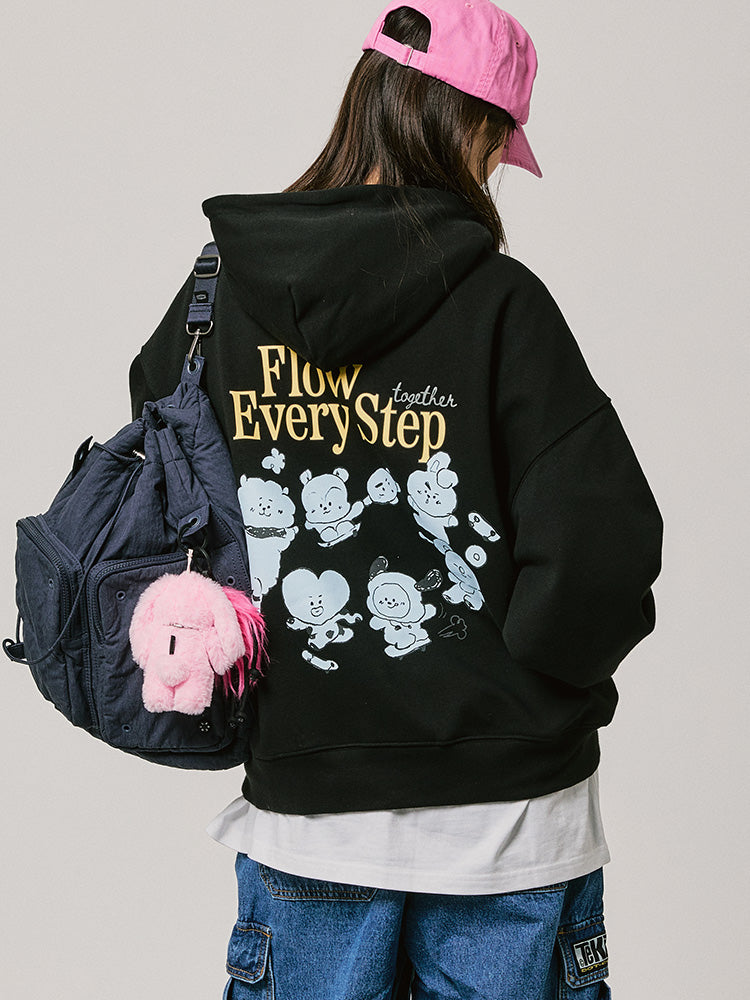 ベーシック  FLOW パーカー BT21