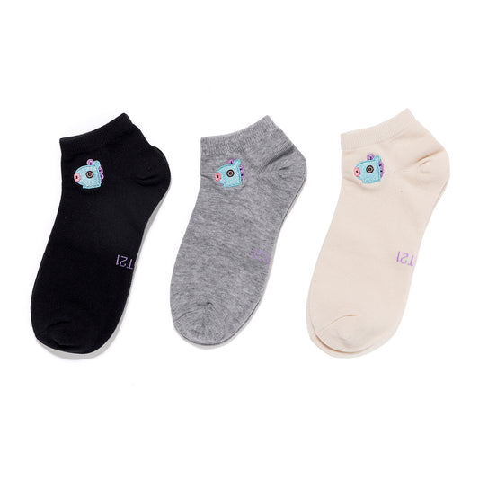 スニーカーソックス 3足セット(3カラー) MANG