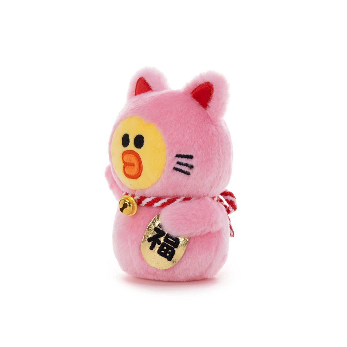 招き猫ぬいぐるみ ピンク サリー