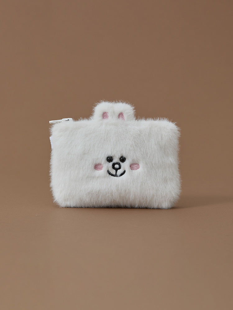 ぬいぐるみカードケース(HUG BROWN) コニー