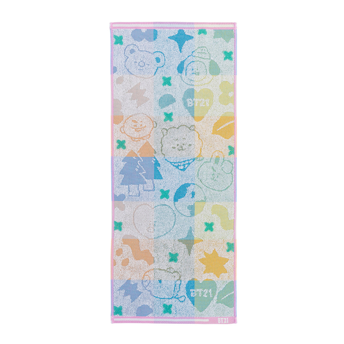 フェイスタオル(グリーンプラネット) BT21