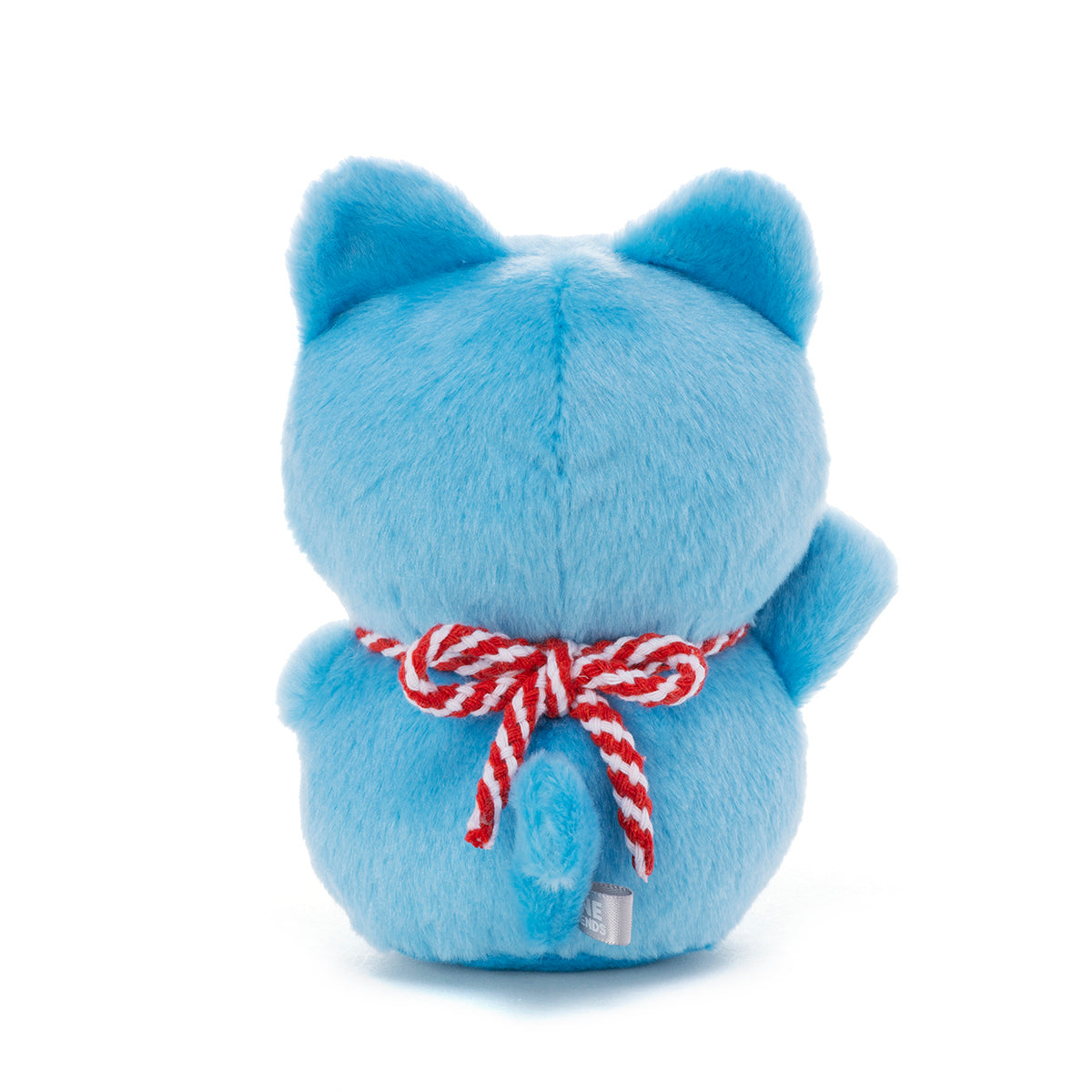 招き猫ぬいぐるみ ブルー ブラウン