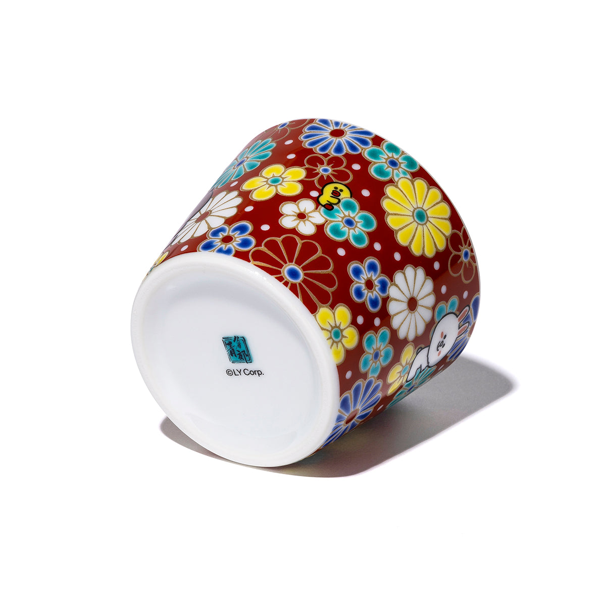 九谷焼 蕎麦猪口(梅菊) LINE FRIENDS