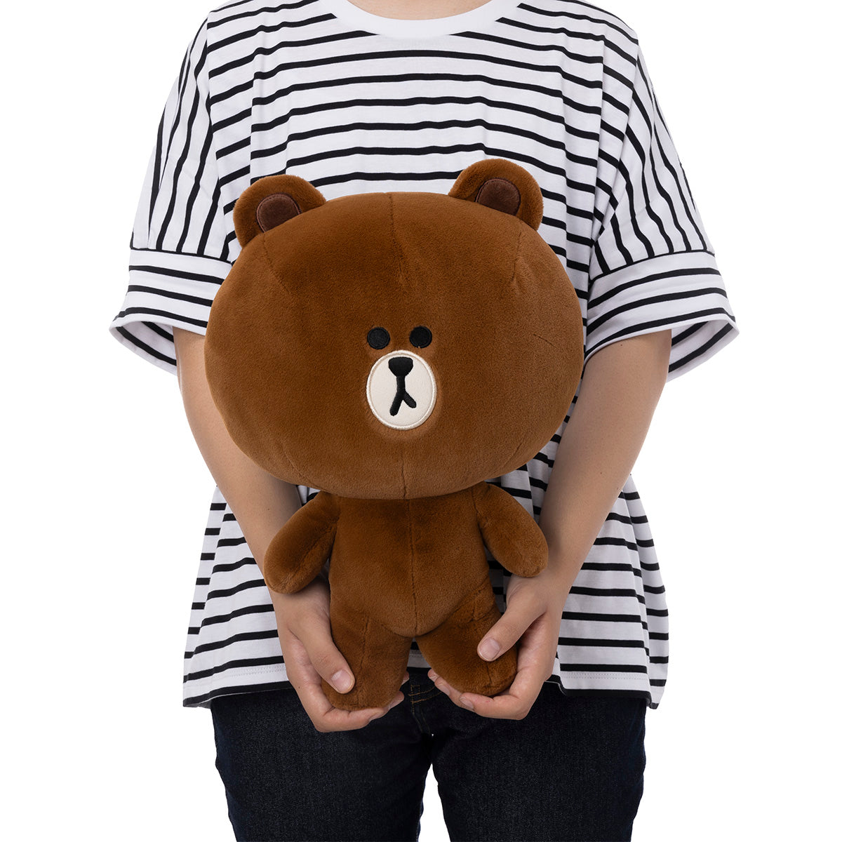 BASIC スタンディングぬいぐるみ Lサイズ ブラウン