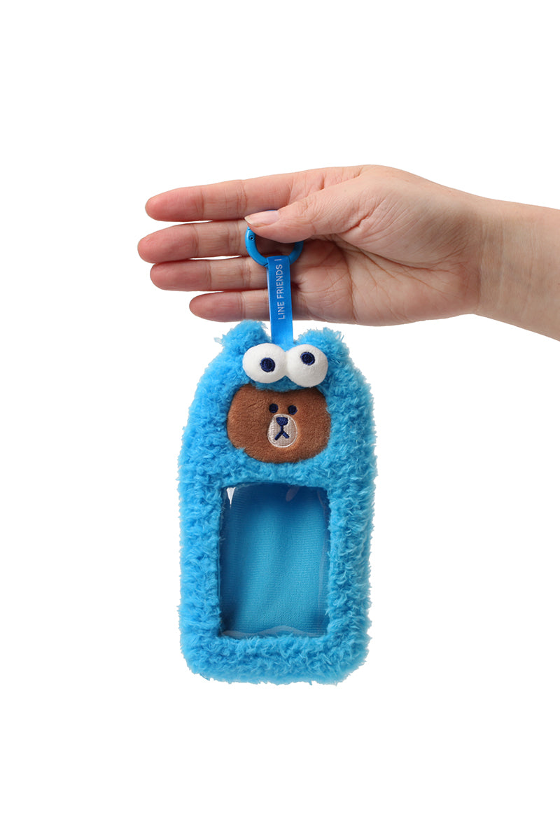 LINE FRIENDS X SESAME STREET フォトカードホルダー ブラウン