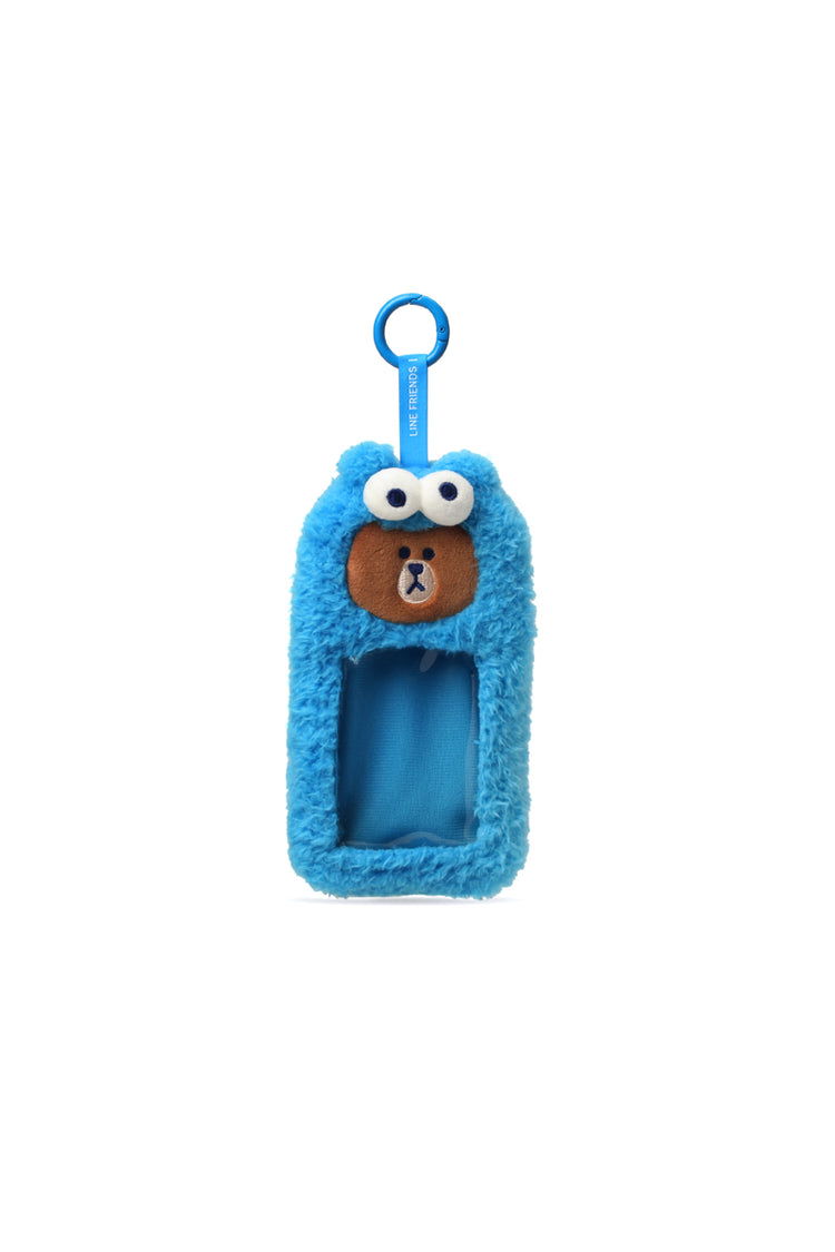 LINE FRIENDS X SESAME STREET フォトカードホルダー ブラウン