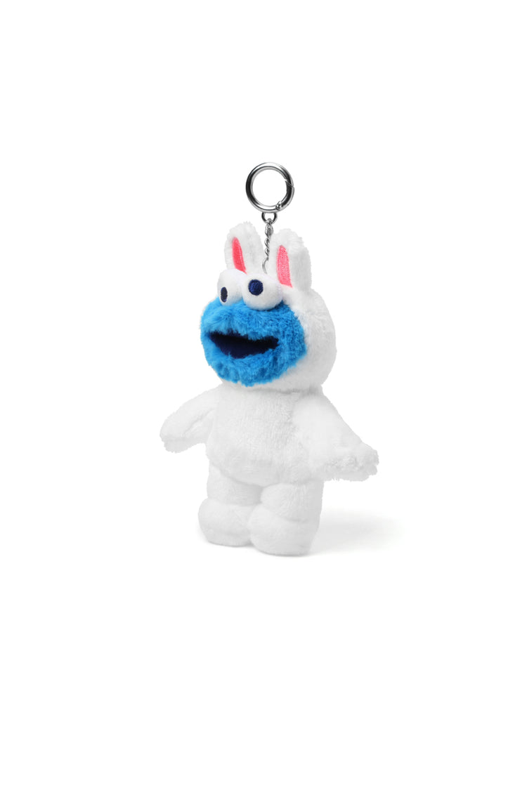 LINE FRIENDS X SESAME STREET ぬいぐるみキーリング クッキーモンスター