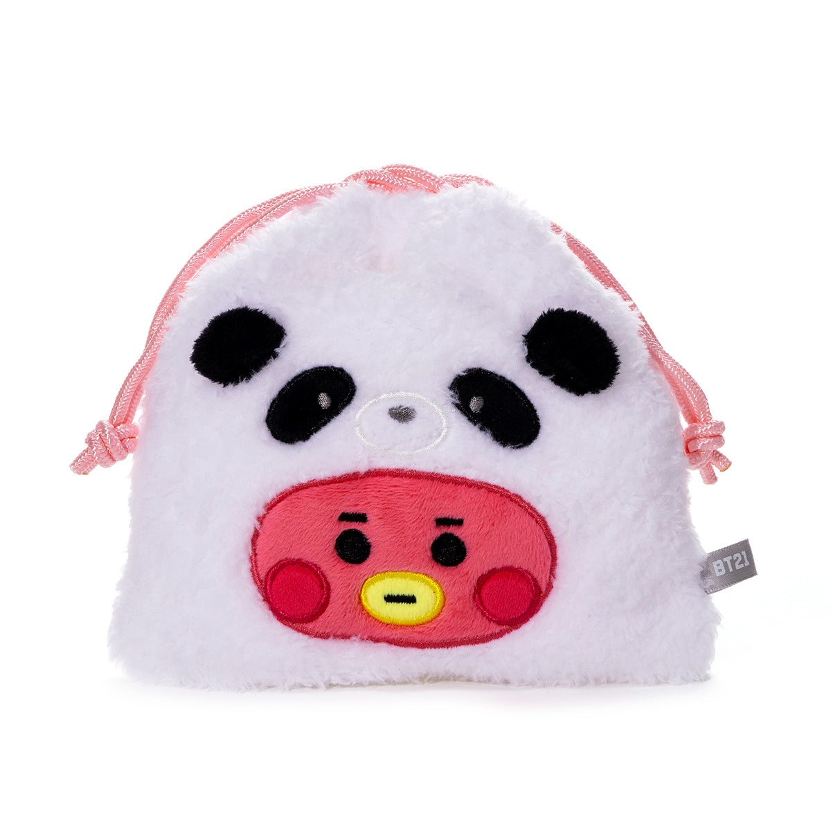 BT21 ベビー (FLUFFY) SHOOKY、TATA ミニ巾着 巾着(Fluffy Big Hugs) SHOOKY – LINE FRIENDS SQUARE JAPAN