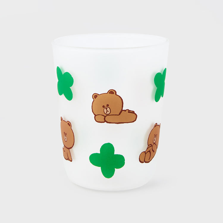 シリコンガラスコールドカップ ブラウン