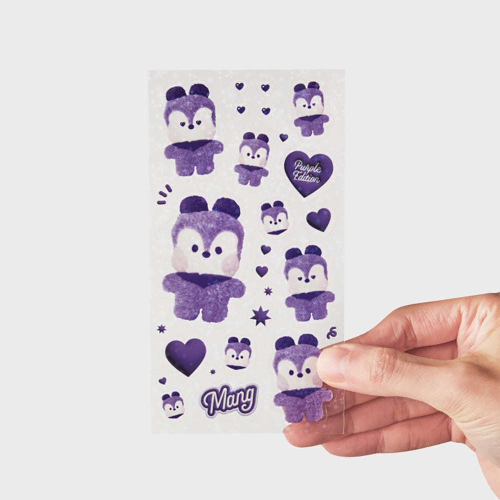 BT21 minini フォトステッカー(パープル) MANG – LINE FRIENDS