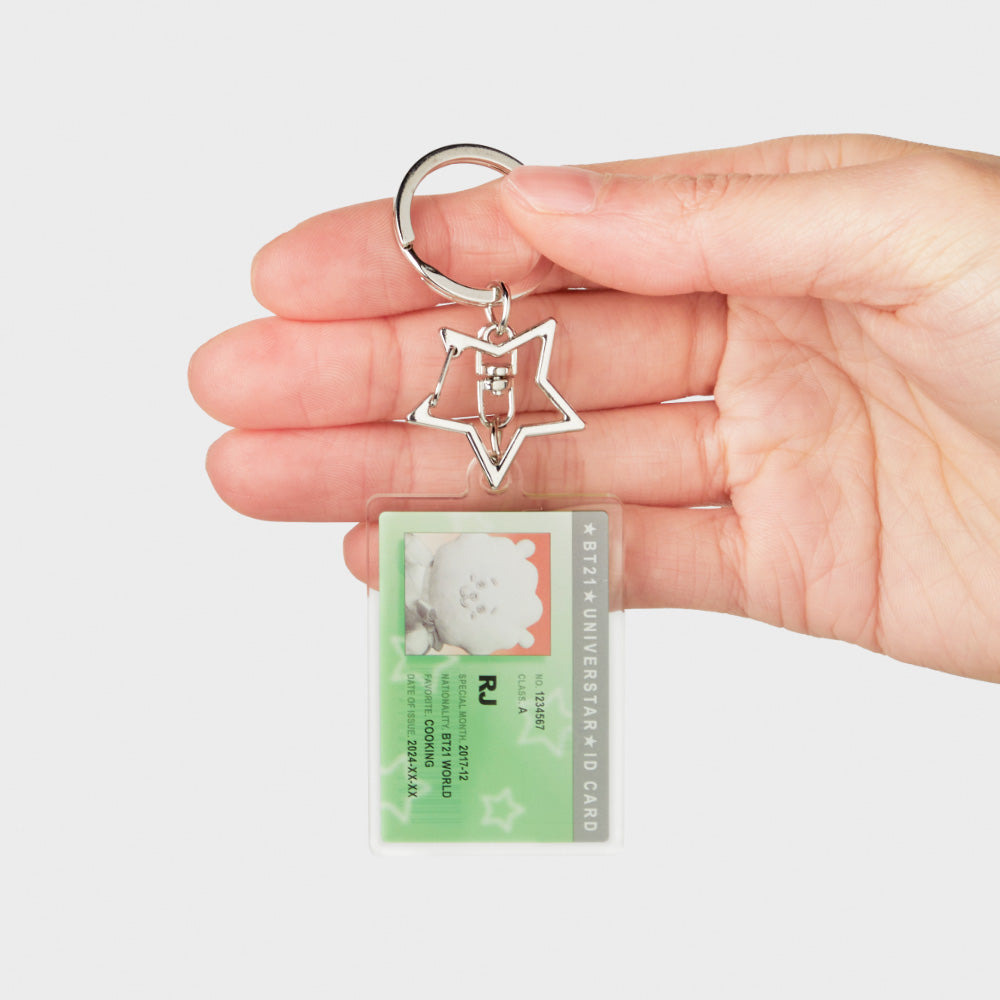 IDカード風アクリルキーリング(Shining) RJ