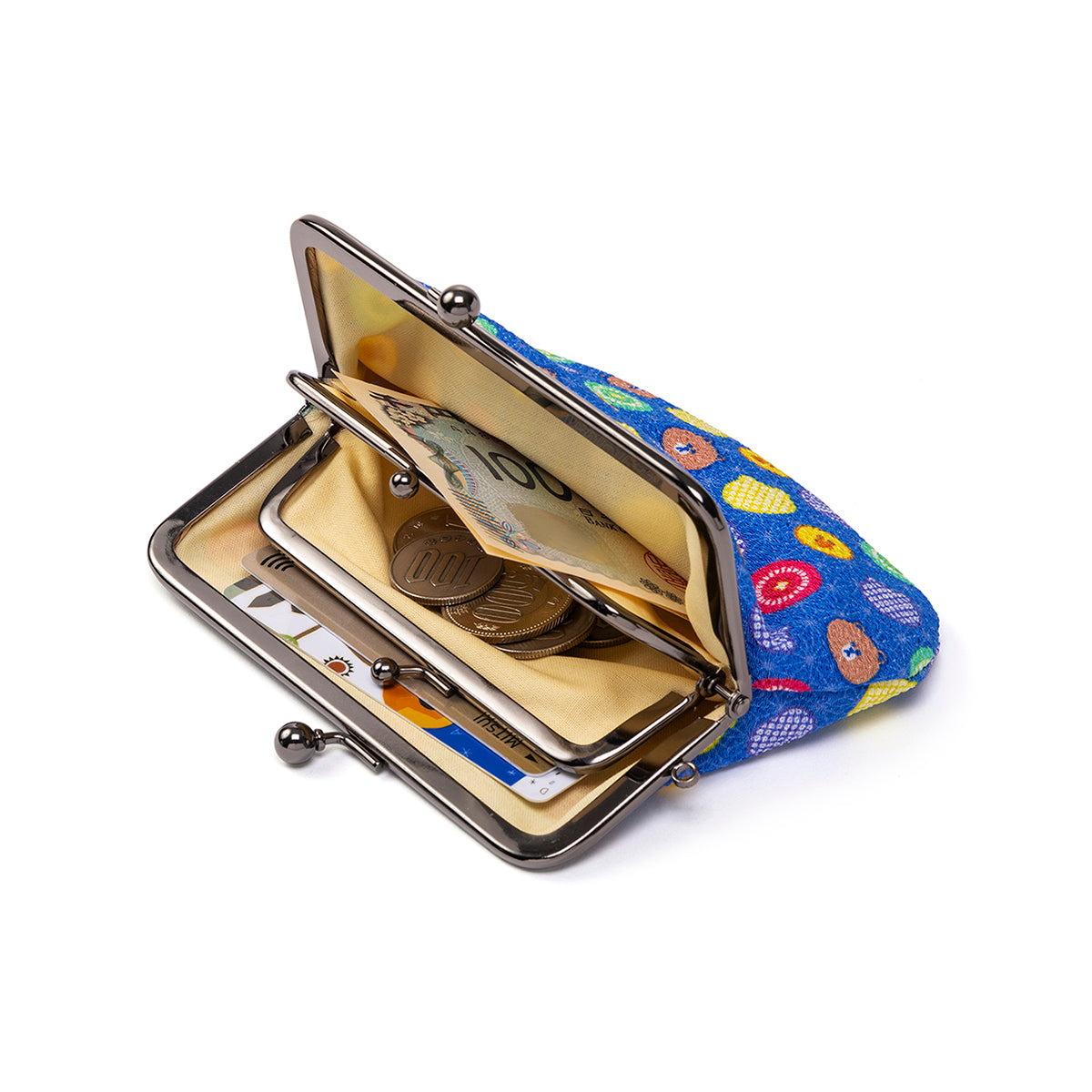 親子がま口(紺) LINE FRIENDS