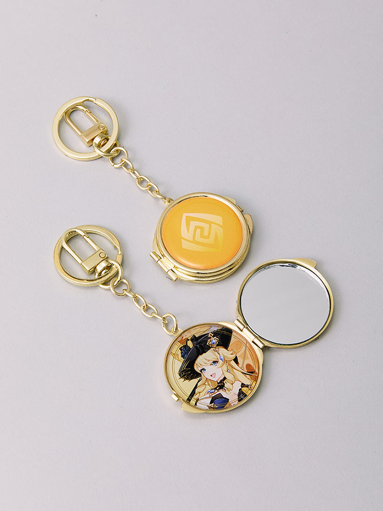 原神×LINE FRIENDS ナヴィア ミラー付きメタルキーリング