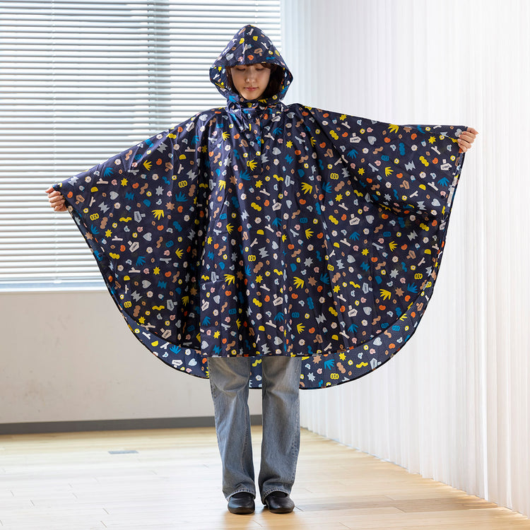ポンチョ(ネイビー) BT21