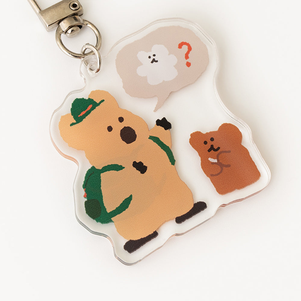 DINOTAENG アクリルキーリング VER.1(in the Woods)