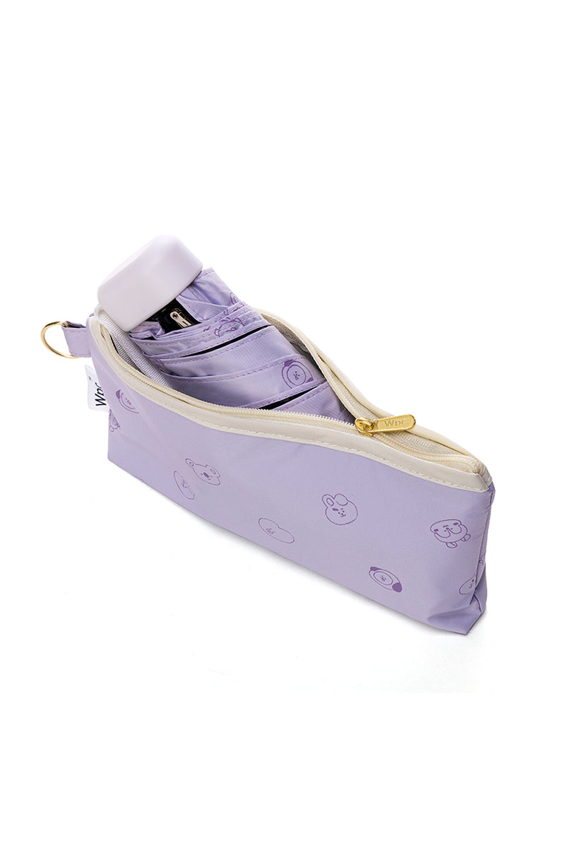 晴雨兼用傘 パープル BT21