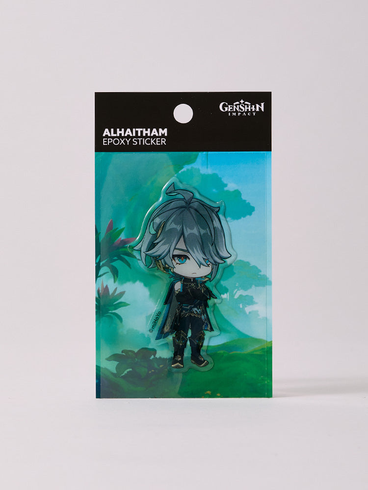 原神×LINE FRIENDS アルハイゼン ちびキャラ 立体ステッカー