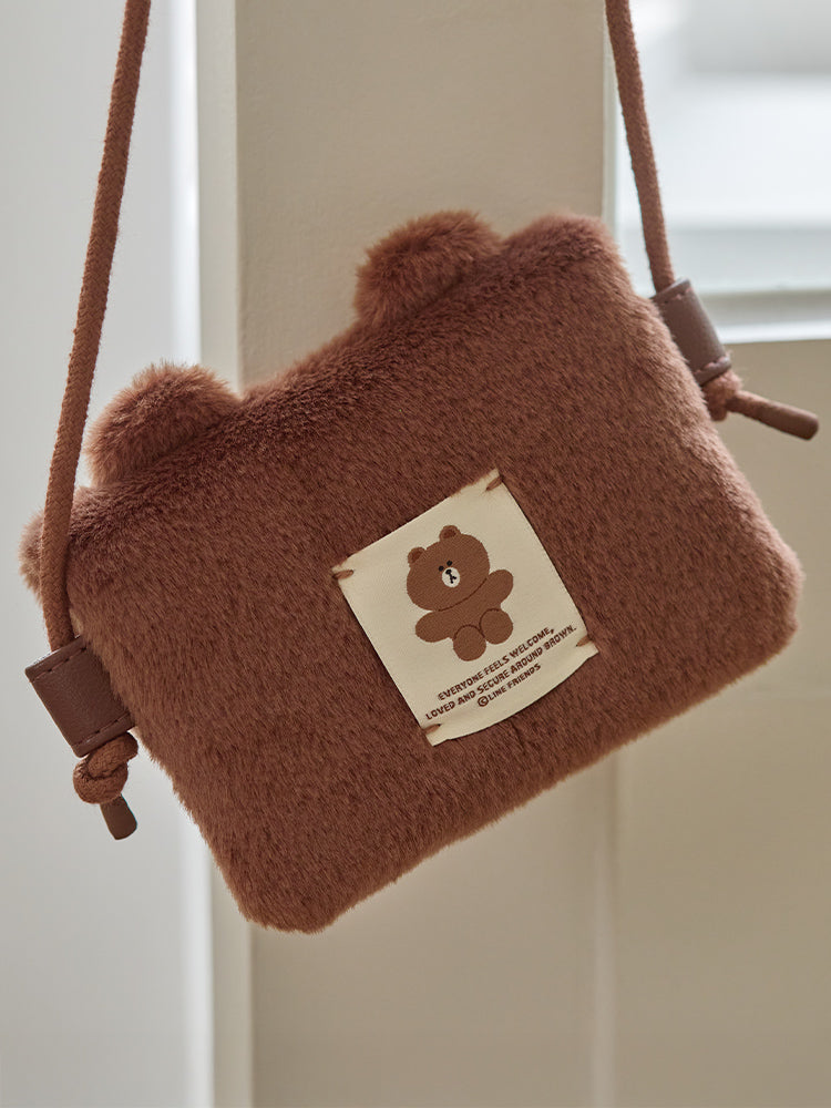 大幅値下げ‼️NEIGHBORHOOD. ブラウンミニバッグ 新品 2WAYポーチクロスバッグ(HUG BROWN4) ブラウン – LINE FRIENDS SQUARE