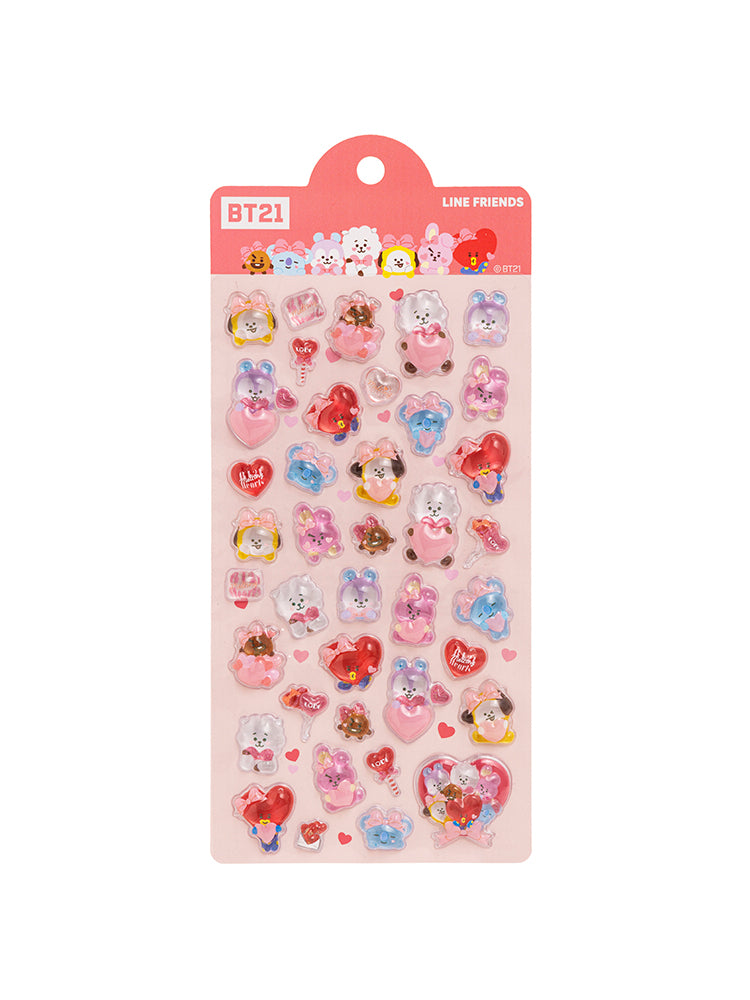 立体シール BT21