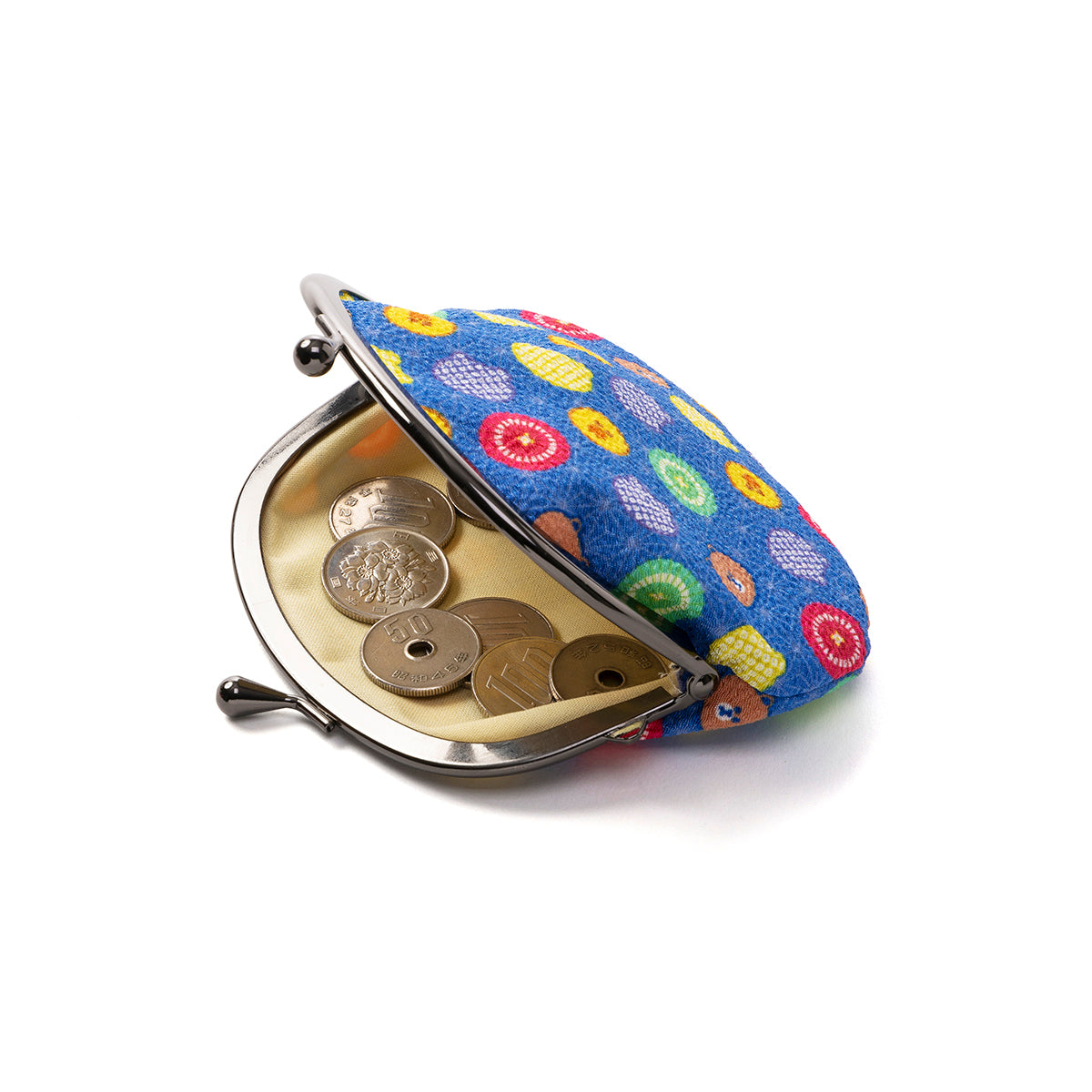 3.3寸丸がま口(紺) LINE FRIENDS