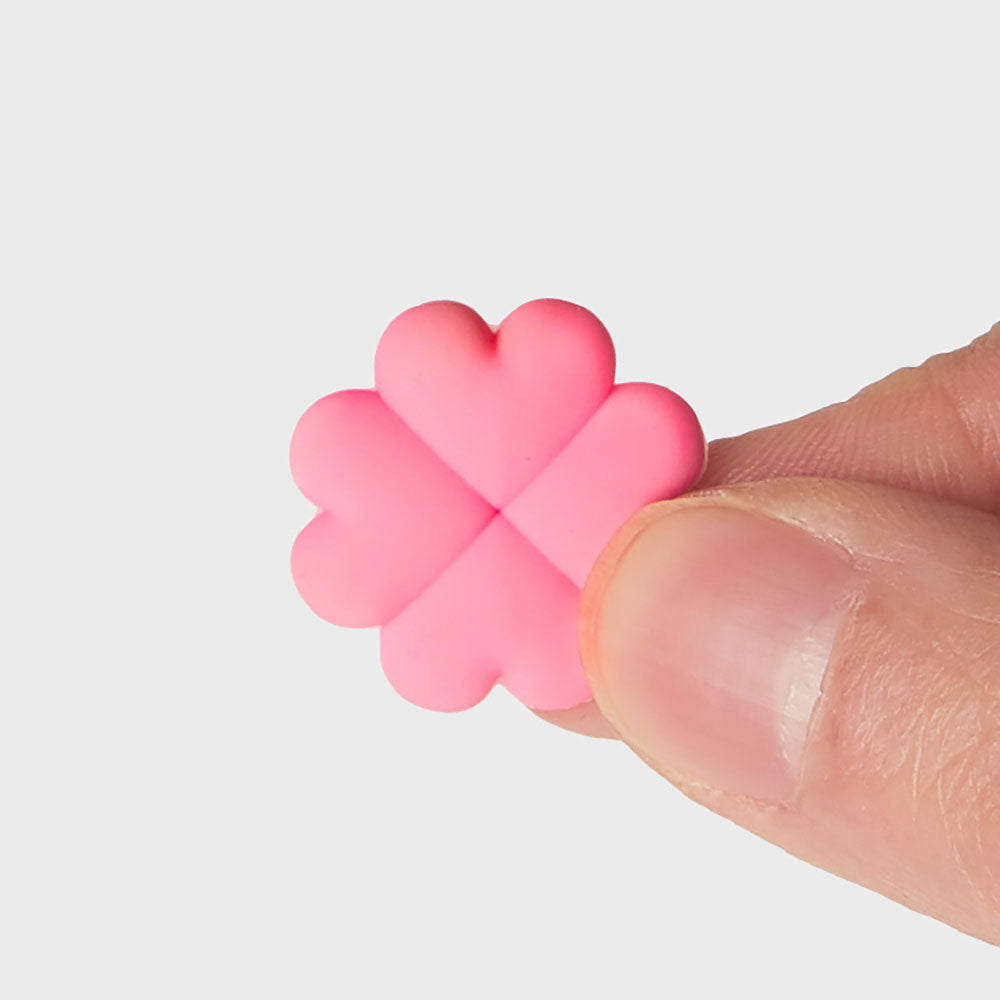 COLLER 四葉のクローバー型スティコン ピンク