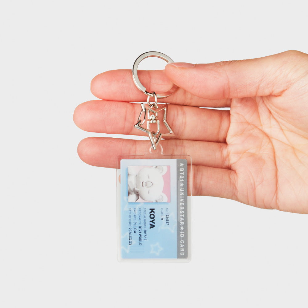 IDカード風アクリルキーリング(Shining) KOYA
