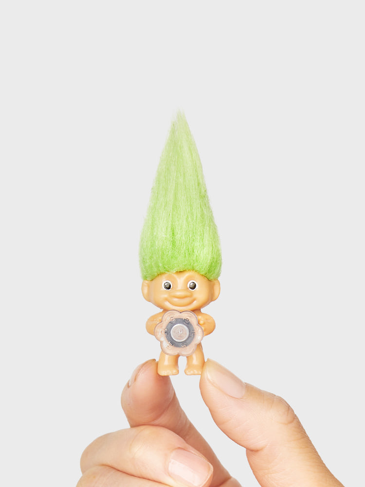COLLER x UNIVERSAL PVCフィギュアスティコン グッドラック・トロールズ(GREEN) VER.2