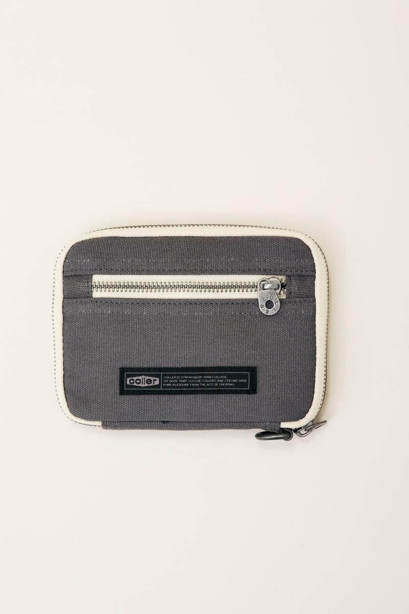 COLLER キャンバス マルチポーチ マッドグレー