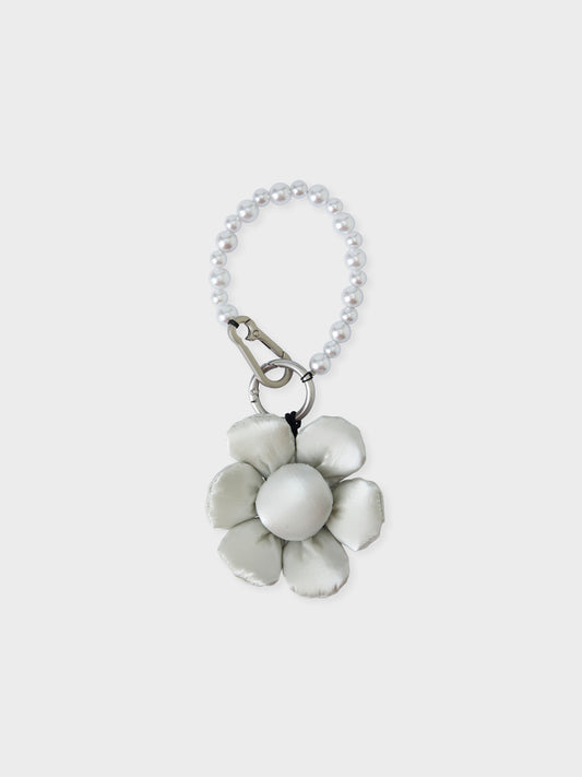 COLLER PADDED 花型キーホルダー シルバー