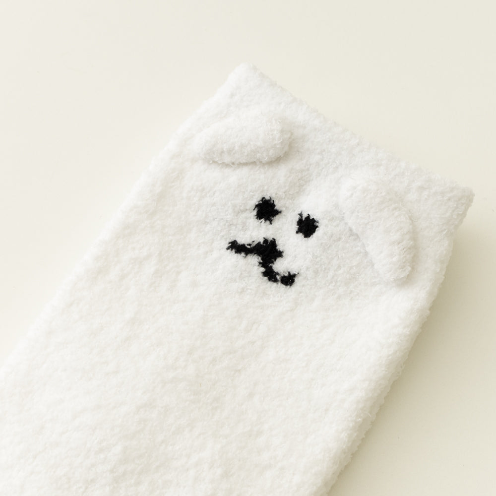 DINOTAENG ぽかぽかソックス 白 ボボ