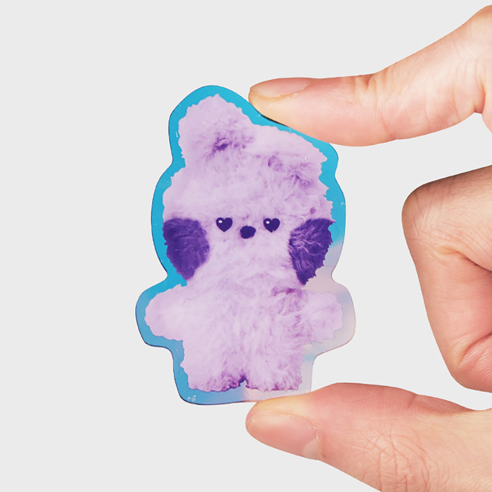 BT21 minini アクリルクリップ マグネット(パープル) COOKY