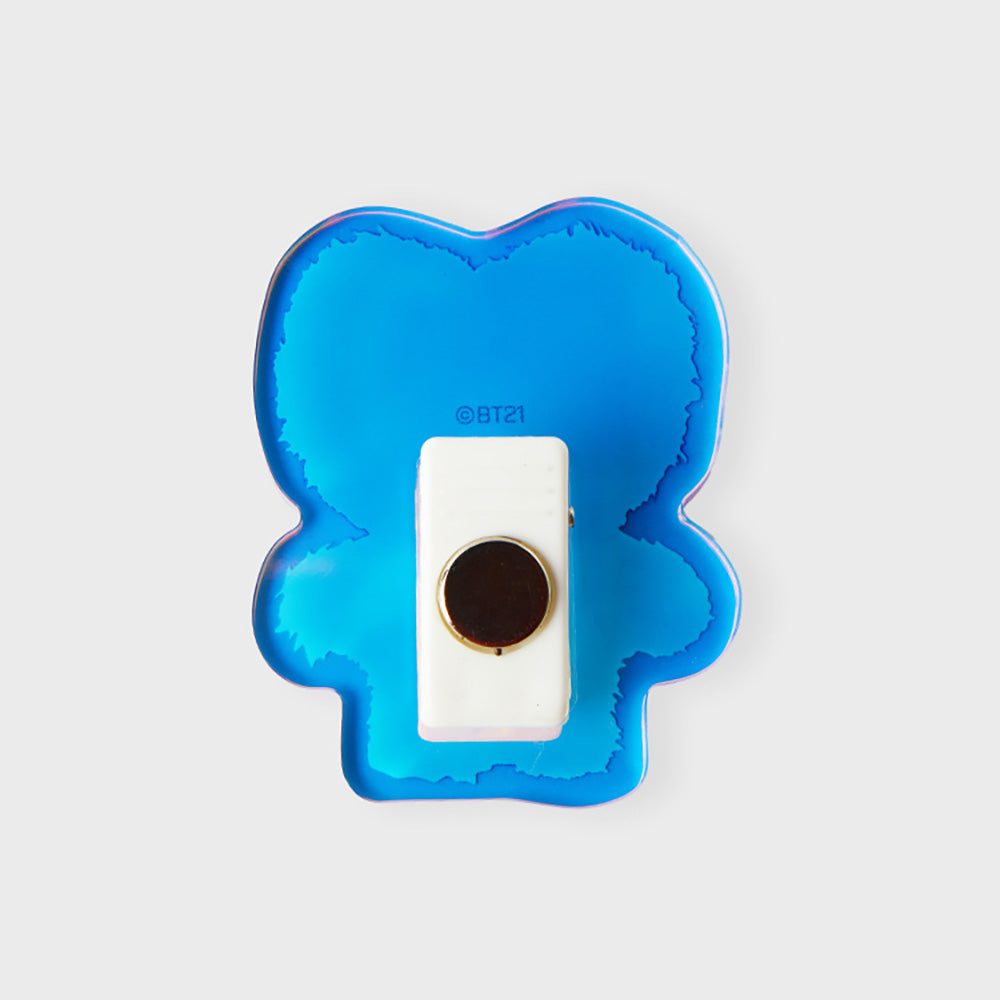 BT21 minini アクリルクリップ マグネット(パープル) TATA