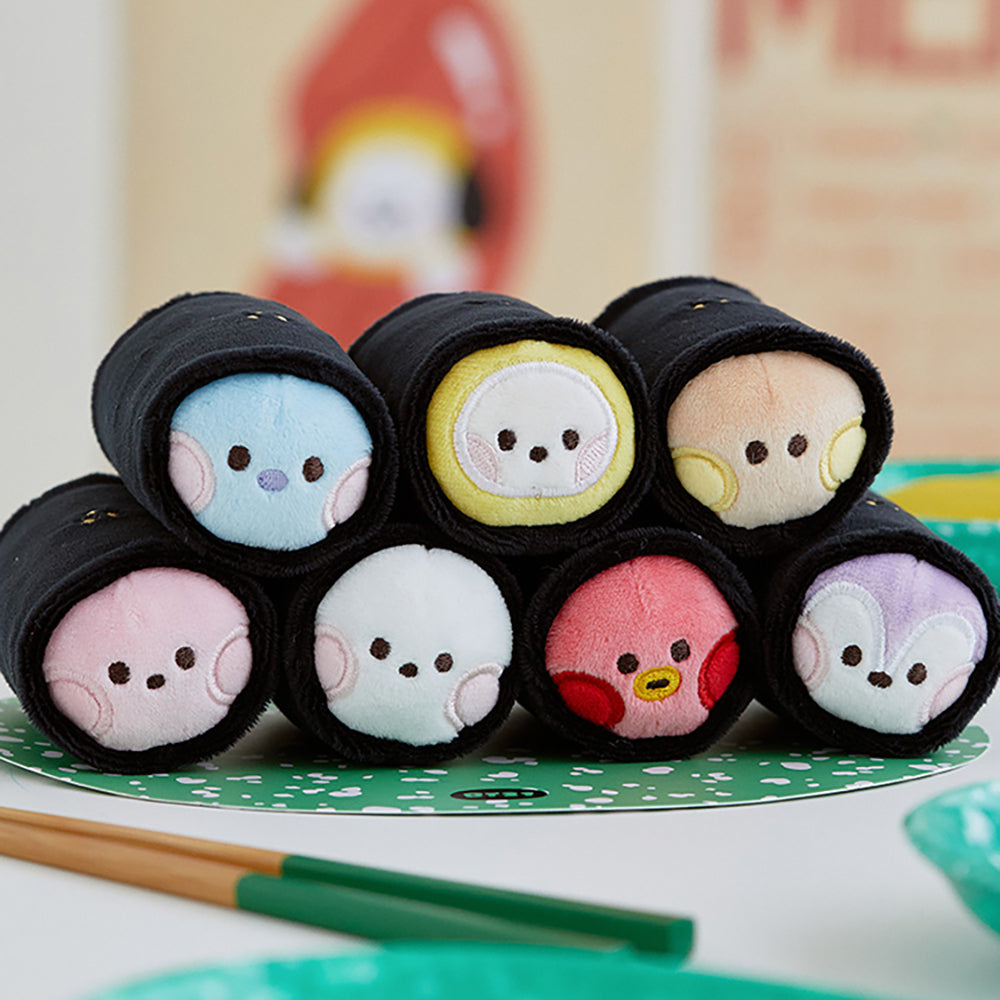 値下▶BT21 minini ぬいぐるみセット minini キンパぬいぐるみセット(韓国屋台グルメ) BT21 – LINE