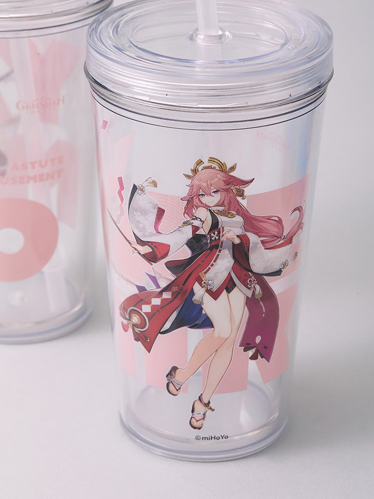 原神×LINE FRIENDS 八重神子 タンブラー(500ml)