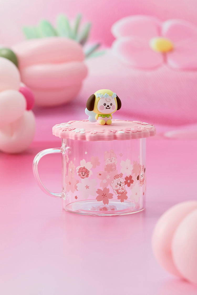 ベビー ガラスコップ＆カバー(SPRING FAIRY) CHIMMY
