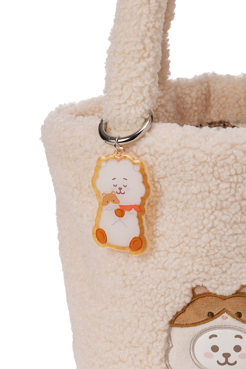 ぷっくりアクリルキーチェーン(Fluffy Big Hugs) RJ – LINE FRIENDS