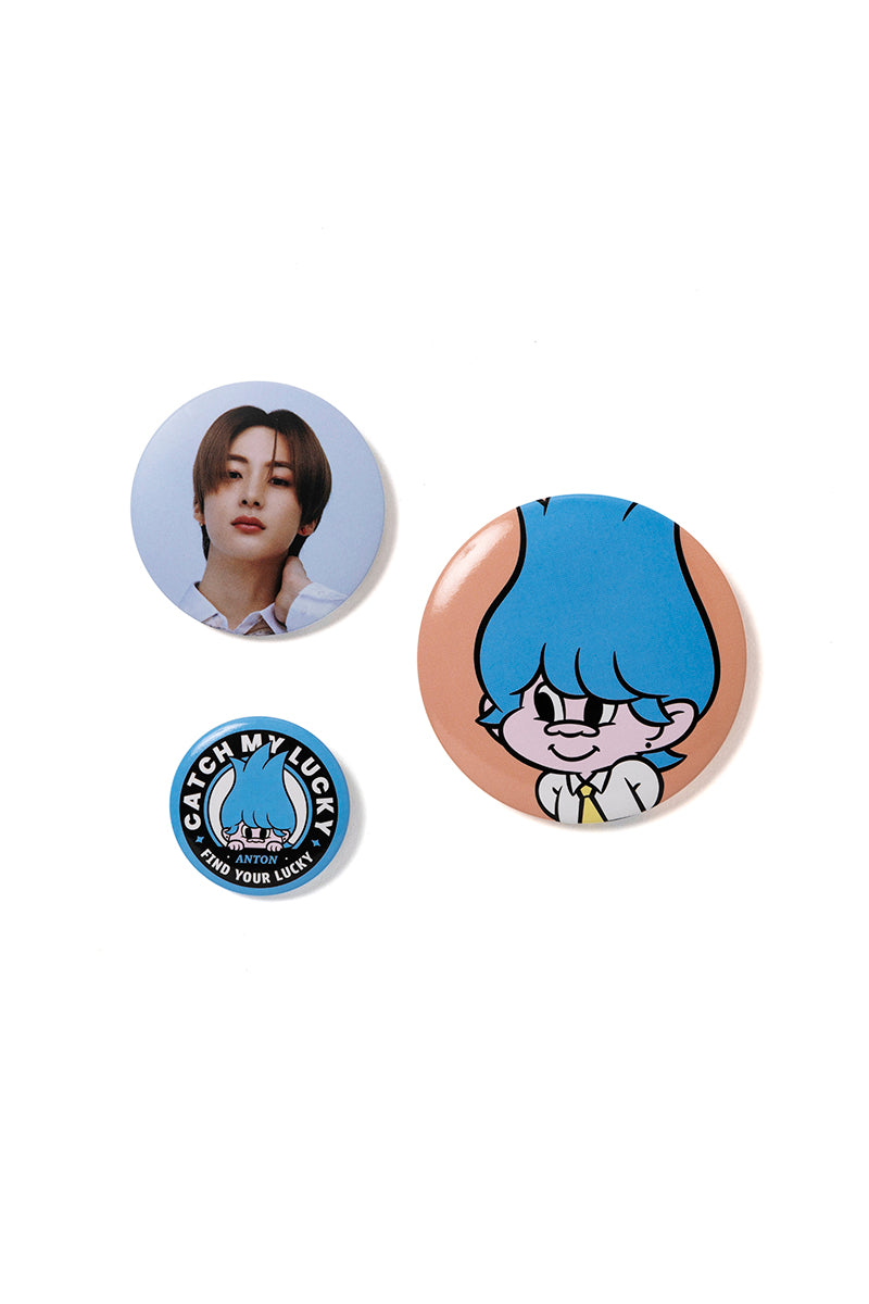 [RIIZE X Good Luck Trolls] CAN BADGE SET (ANTON)