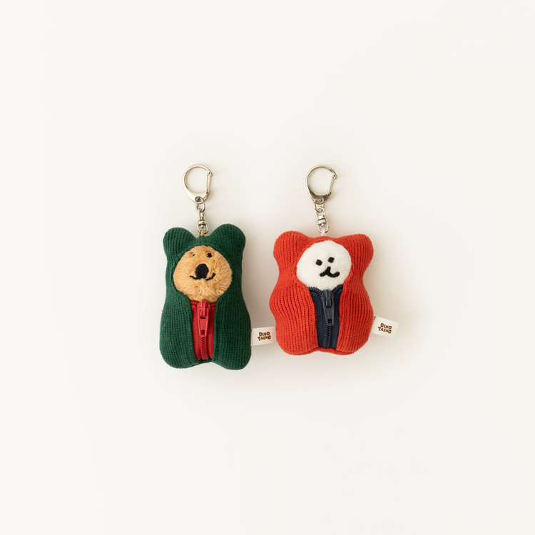 DINOTAENG ぬいぐるみキーリング(in the Woods) VER.2