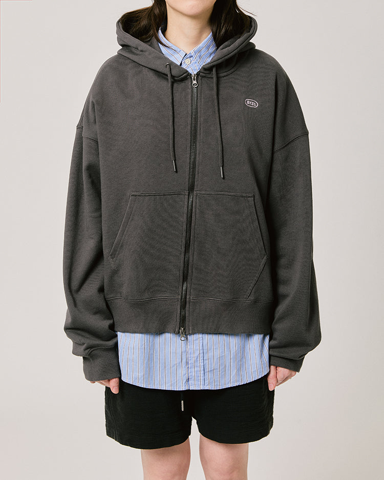 ベーシック ジップパーカー チャコール RJ/SHOOKY/MANG