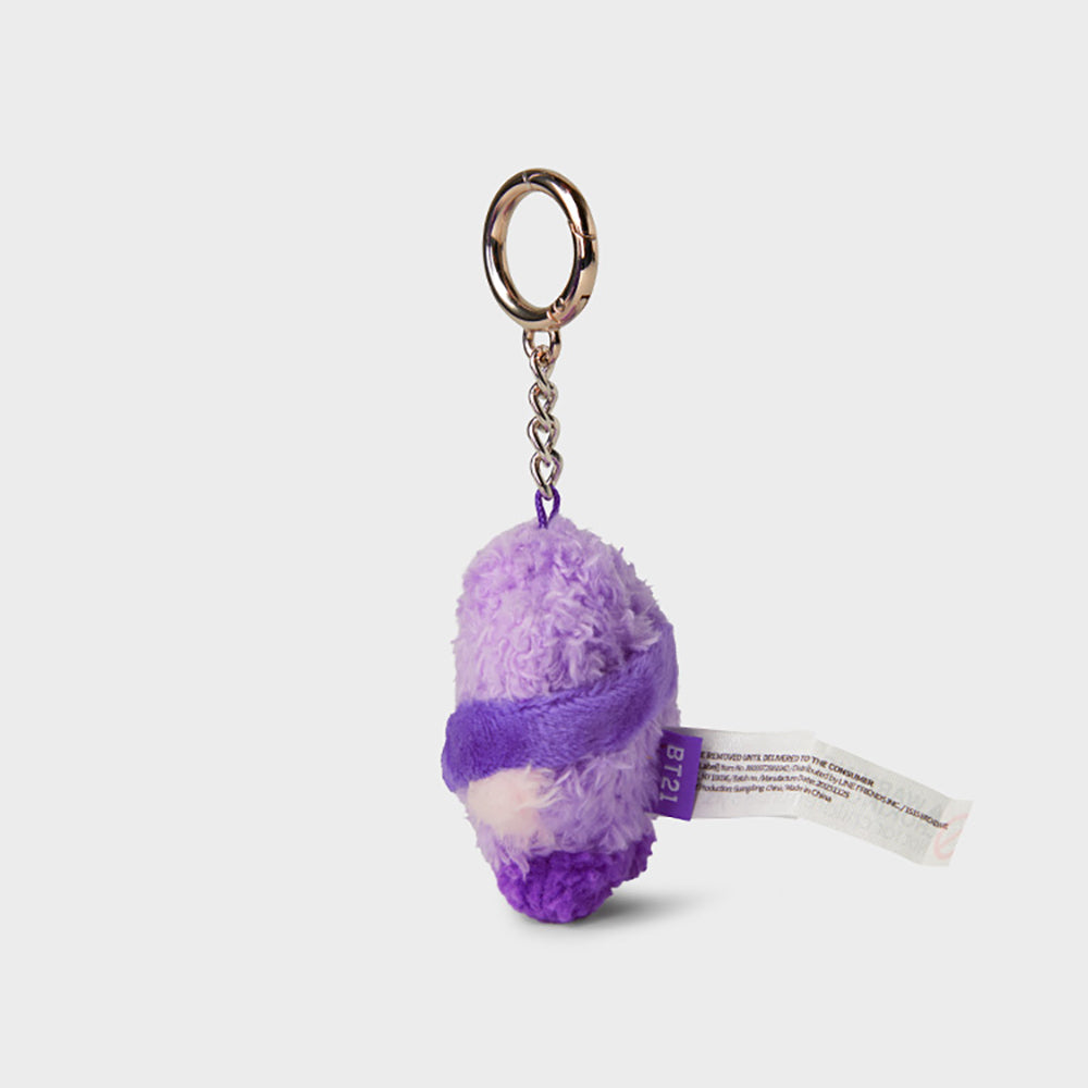 BT21 minini ぬいぐるみキーリング(パープル) SHOOKY