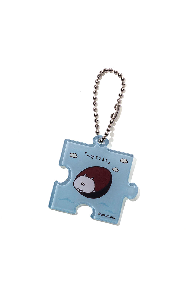 パズルアクリルキーチェーン８柄ランダム(むかしばなし) うさまる