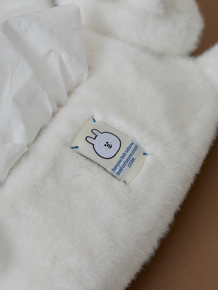 ぬいぐるみティッシュケース(HUG BROWN) コニー