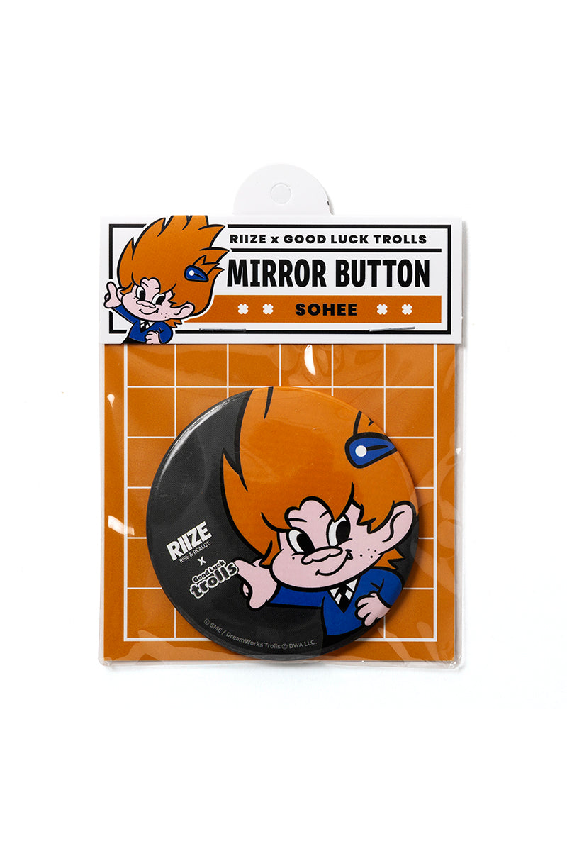 [RIIZE X Good Luck Trolls] MIRROR BUTTON (SOHEE)