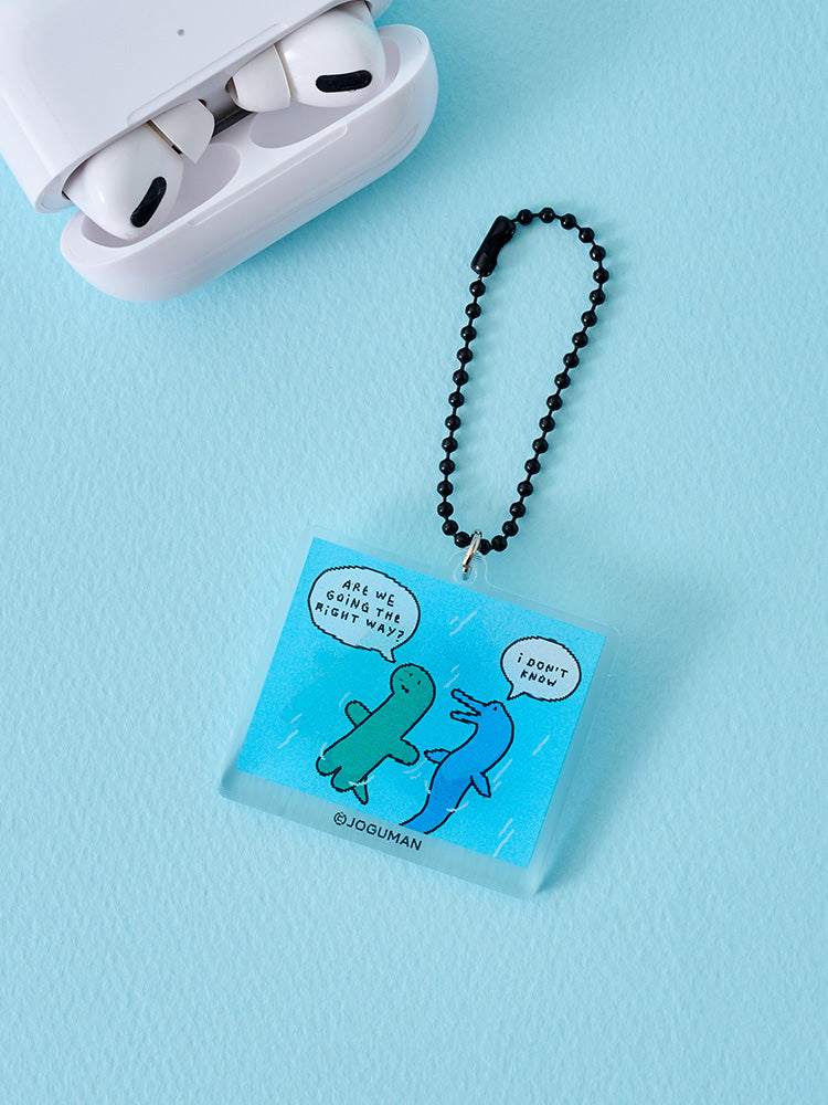 アクリルレンチキュラーキーリング 泳ごう (PARADOX) JOGUMAN