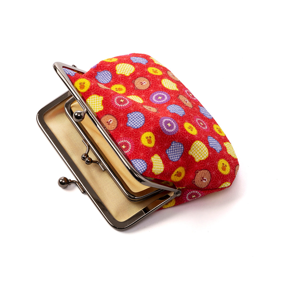 親子がま口(赤) LINE FRIENDS