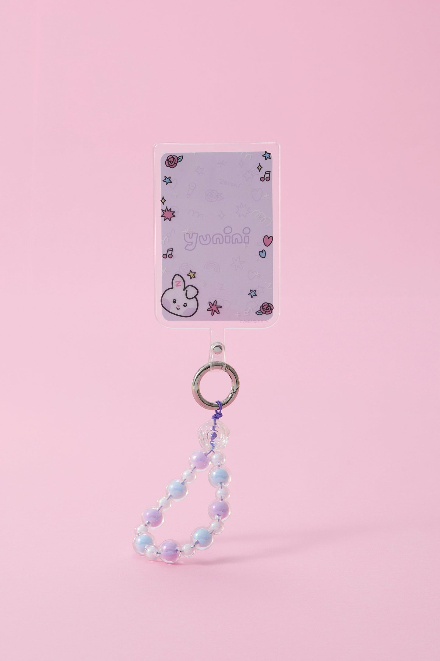 zeroni ビーズリング付 フォンタブ(BLUE PARADISE) yunini