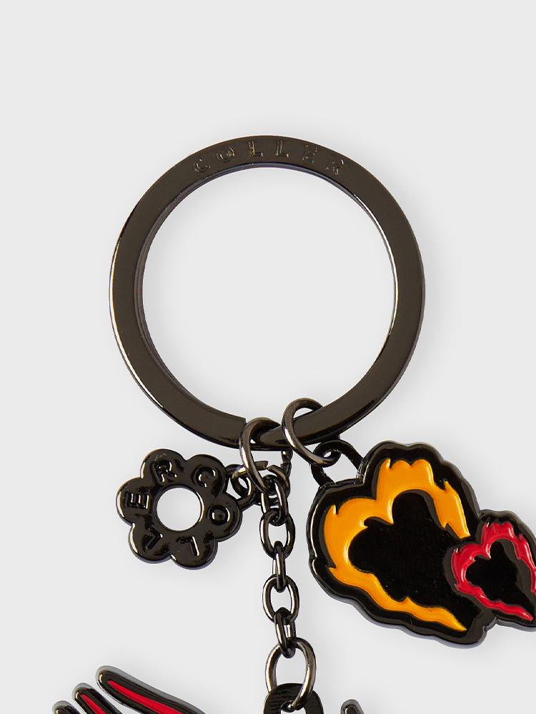 COLLER x UNIVERSAL メタルキーリング ホット・スタッフ・ザ・リトル・デビル VER.2